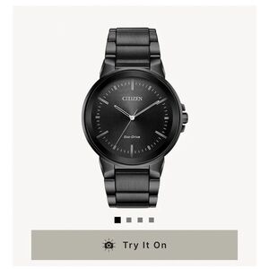 Citizen Black Stainless Steel Watch